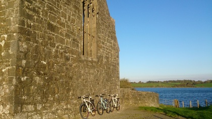 Paddle and Pedal bike hire at Rosserk Abbey on the monasteries of the moy greenway